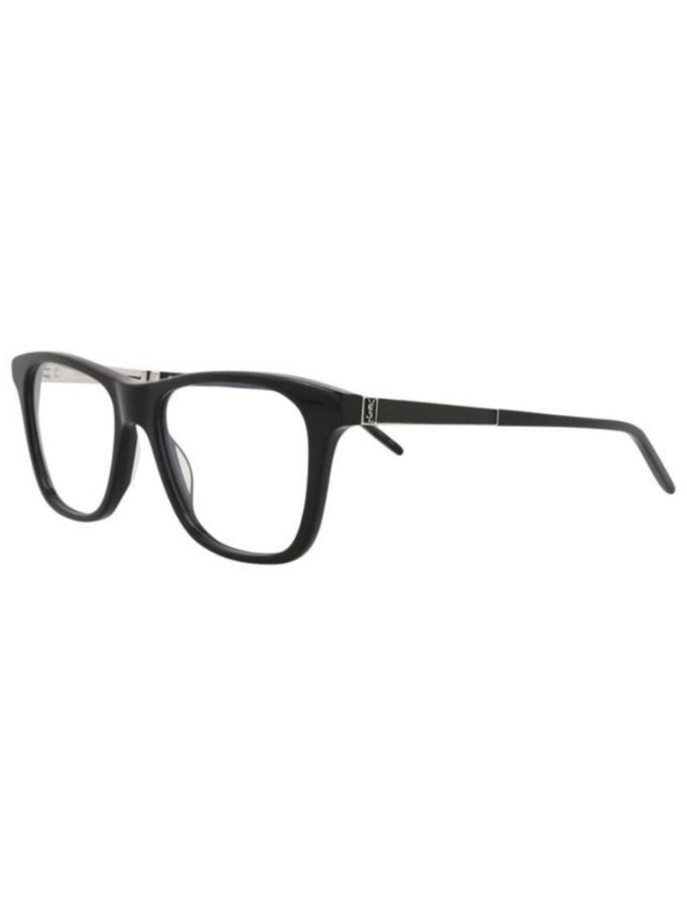 New Saint Laurent Unisex Square/Rectangle Black Silver Transparent Fashion Desig